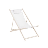 Set di 2 sedie da giardino in acciaio pieghevole multi posizioni con