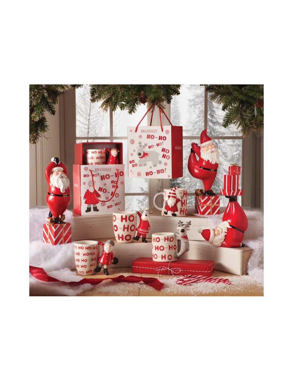 MUG HO-HO-HO SANTA CLAUS DOLOMITE
