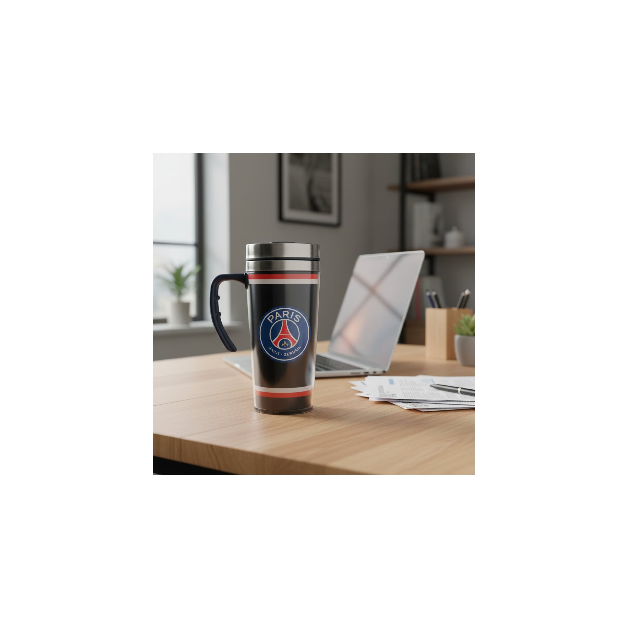 Tazza - Paris Saint Germain - Alluminio - Capacità: 450 ml