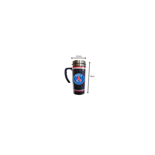 Tazza - Paris Saint Germain - Alluminio - Capacità: 450 ml