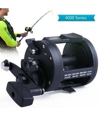 Mulinello Da Pesca A Traina Tamburo Per Acqua Salata Mano Destra Tssd 4000l         