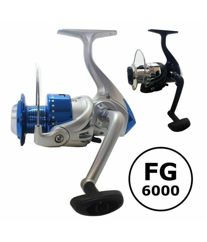 Mulinello Da Pesca Spinning Surfcasting Trabucco Fiume Mare Fg6000         