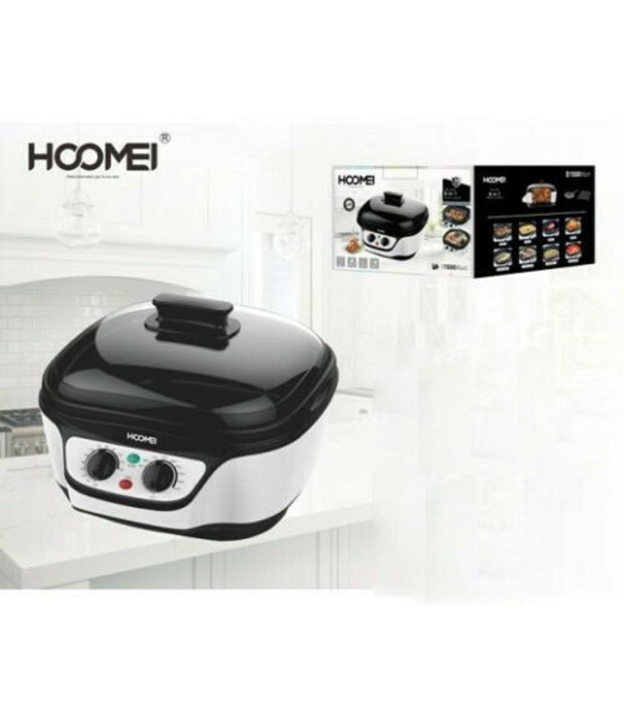 Multi Cooker Elettrico 8in1 1500w 5lt Pentola Multifunzione Friggitrice Fornello         