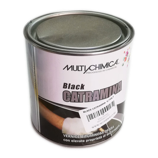 Multichimica black catramina 750ml ancorante vernice bituminosa densa