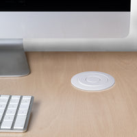 Multiconnettore estraibile Vertikal, EU, Verniciato bianco, Tecnoplastica e Alluminio.