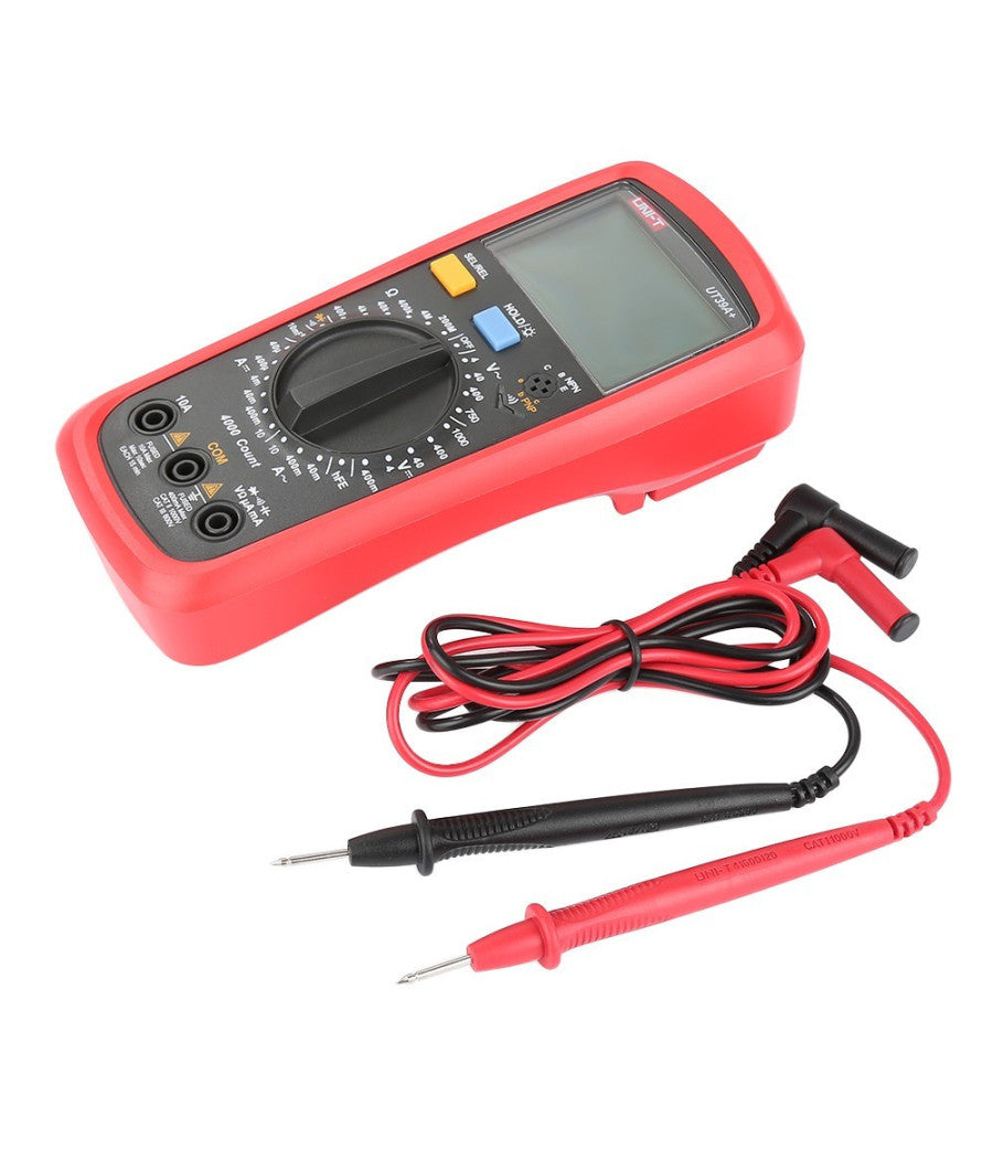 Trade Shop - Multimetro Tester Digitale Professionale Volt Ampere Farad Puntali Ut39a+ -