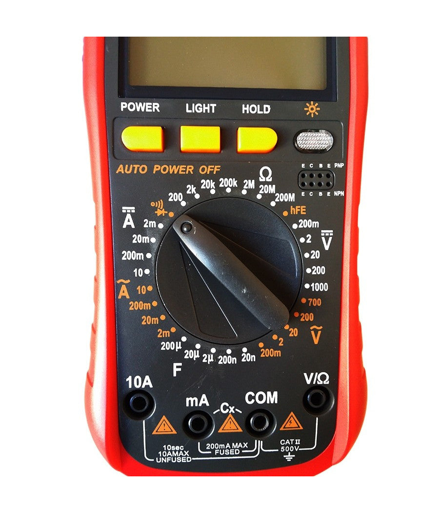 Multimetro Tester Digitale Professionale Volt Ampere Farad Puntali Yi-58l         