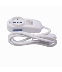 Multipresa 1 Uscite Universali + 2 Bipasso 10/16a Spina 16a Cavo 1.5 Mt 80331n         