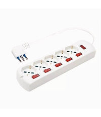 Multipresa 5 Uscite Universali Schuko + 5 Interruttori Spina 10a Cavo 1.5mt 80705         