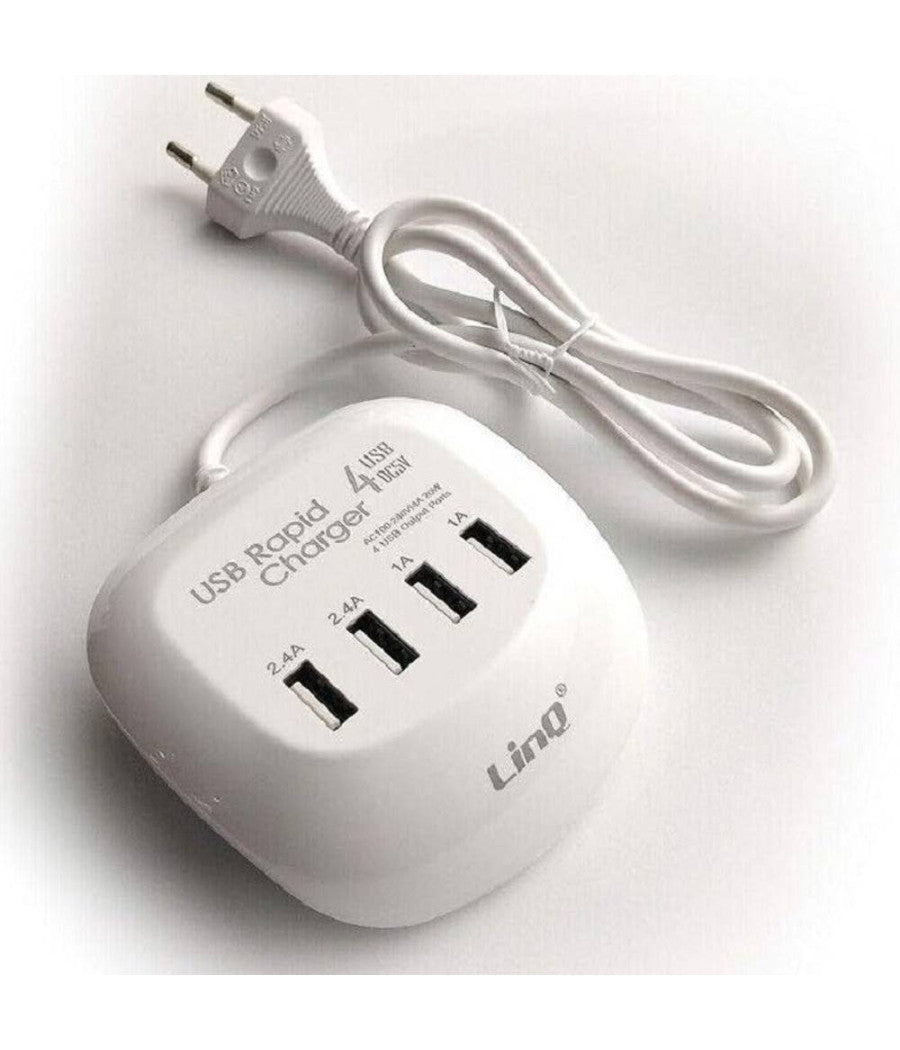 Multipresa Caricatore Ricarica Rapido 20w 4 Porte Usb T-4a04 Caricabatterie Multiporta         