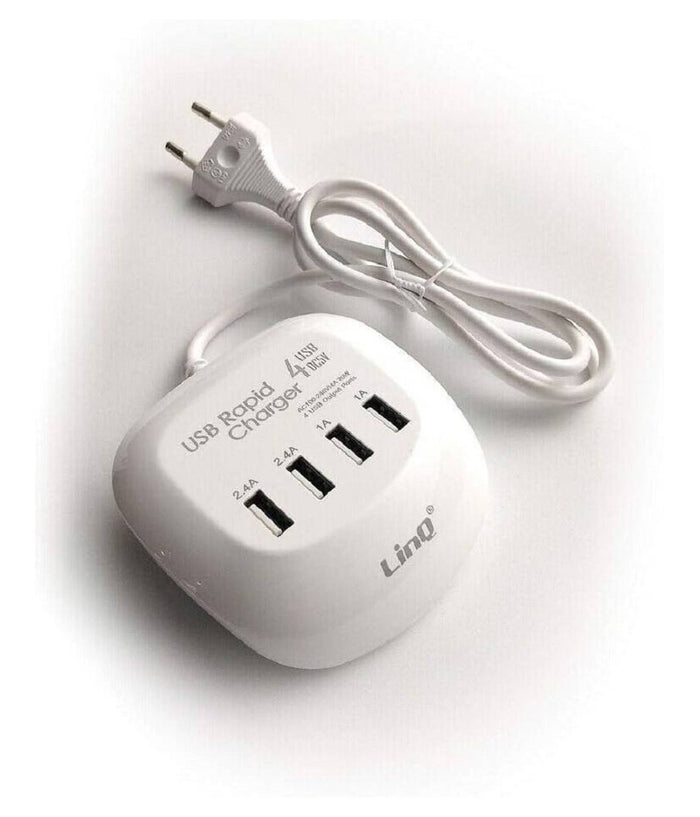 Multipresa Caricatore Ricarica Rapido 20w 4 Porte Usb T-4a04 Caricabatterie Multiporta         