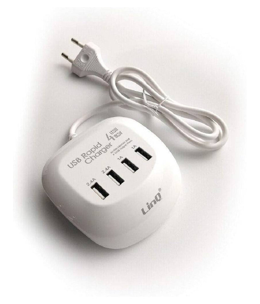 Multipresa Caricatore Ricarica Rapido 20w 4 Porte Usb T-4a04 Caricabatterie Multiporta         
