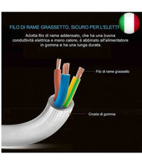 Multipresa Elettrica Da Scrivania Tavolo Con 3 Presa 3 Usb Bianco Shuko Bipasso         