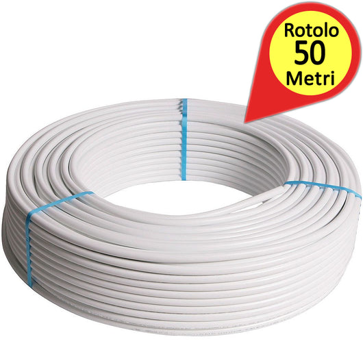 Tubo nudo multistrato pe-rt mm 26x3,0 rotolo da metri 50