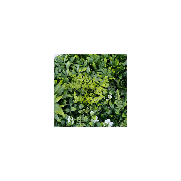 Pianta artificiale da parete - Modello a fiore bianco - Dimensioni: 100 x 100 cm