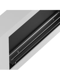 MURALL 120 - Biocamino da parete colore Bianco