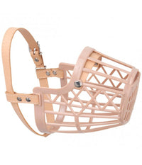 Museruola A Cestello In Plastica Per Cani Di Piccola Media Grande Taglia Sicura     L    