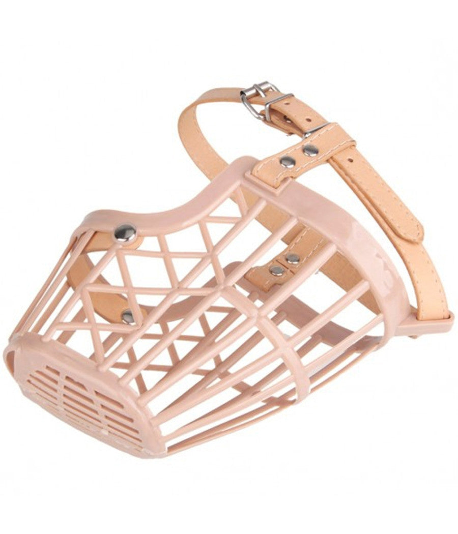 Museruola A Cestello In Plastica Per Cani Di Piccola Media Grande Taglia Sicura         