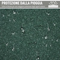 Casetta Porta Attrezzi in Legno di Abete a 3 Livelli con Tetto in Bitume, 77x58x175 cm, Grigio