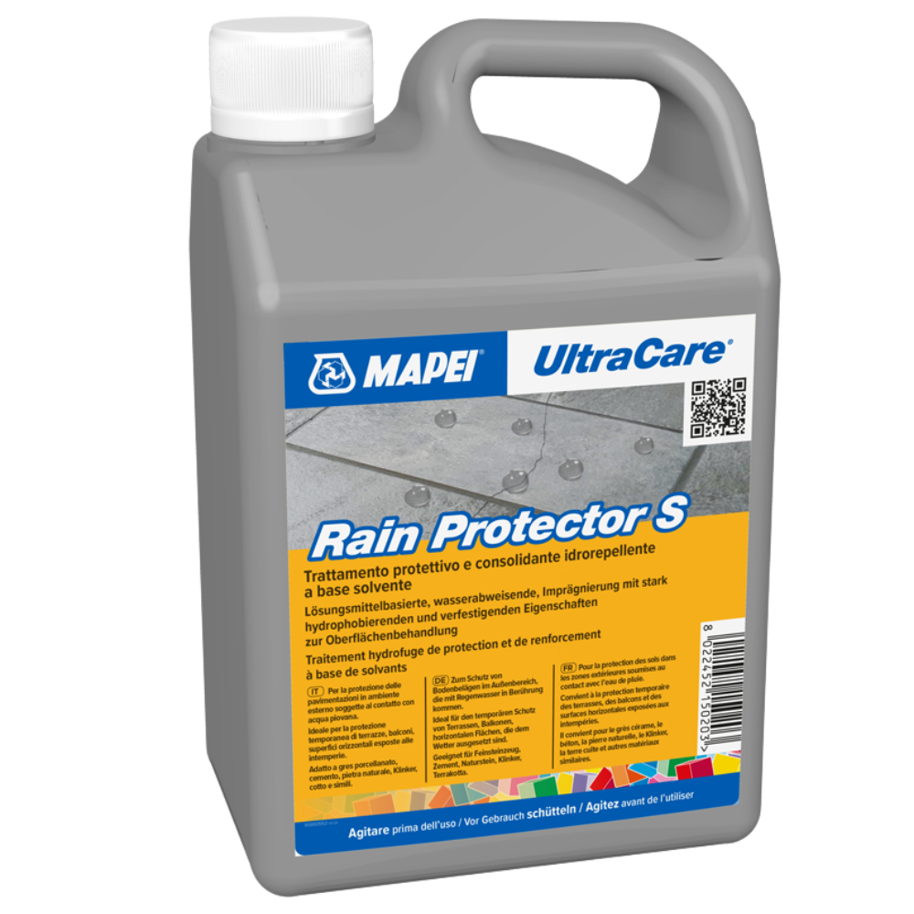Trattamento protettivo consolidante base solvente rain protector s 1 lt mapei