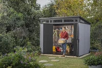 Casetta da Giardino Artisan 9x7, Grigia, 277 X 218 X 226 h