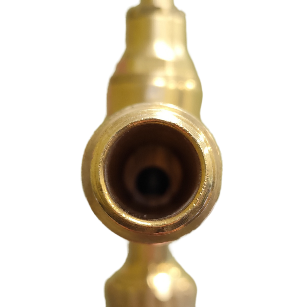 Rubinetto portagomma ottone lucido 1/2 pollice erogazione giardino esterno