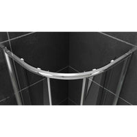 Ogomondo box doccia semicircolare circle due ante scorrevoli cristallo temprato varie misure *** misure 78-80xh190 cm...