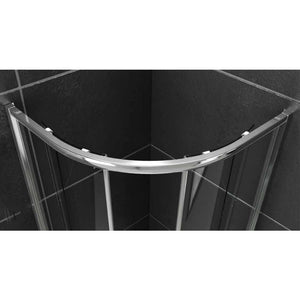 Ogomondo box doccia semicircolare circle due ante scorrevoli cristallo temprato varie misure *** misure 78-80xh190 cm...