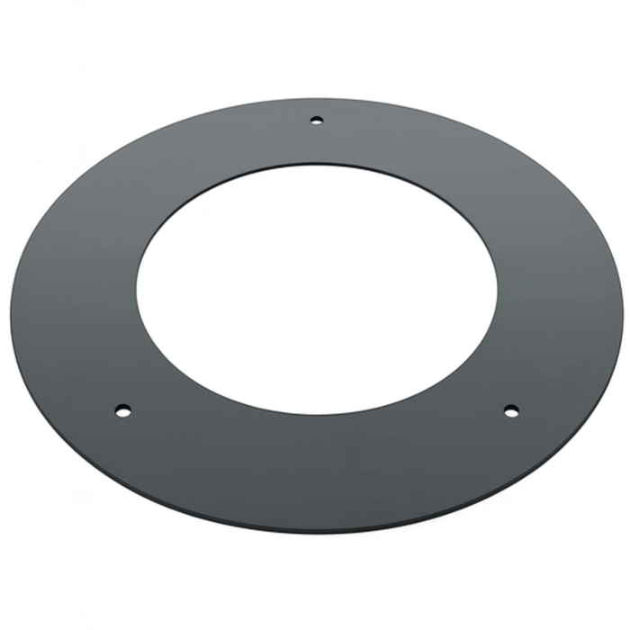 Rosone finitura arredo alluminio canale fumo stufa pellet abbellimento parete *** misura Ø 150, confezione 1