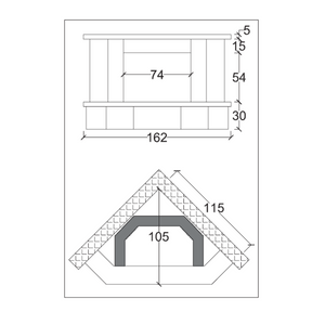 Camino parigi rivestimento marmo pietra con focolare refrattario m100 angolare