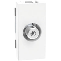 Connettore coassiale tv bticino jw4202f 75 ohm bianco