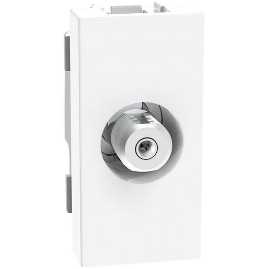 Connettore coassiale tv bticino jw4202f 75 ohm bianco