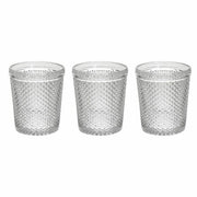 Set 3 bicchieri trasp.cc300 Diamante
