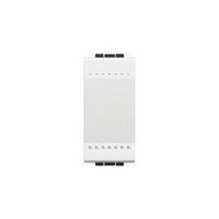 N4001N Interruttore 1 Modulo 1P 16 Ax 250 Vac Bianco Livinglight