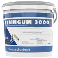 Resingum 3000 bianca impermeabilizzante fibrato per rivestimenti *** formato 15 kg, confezione 1