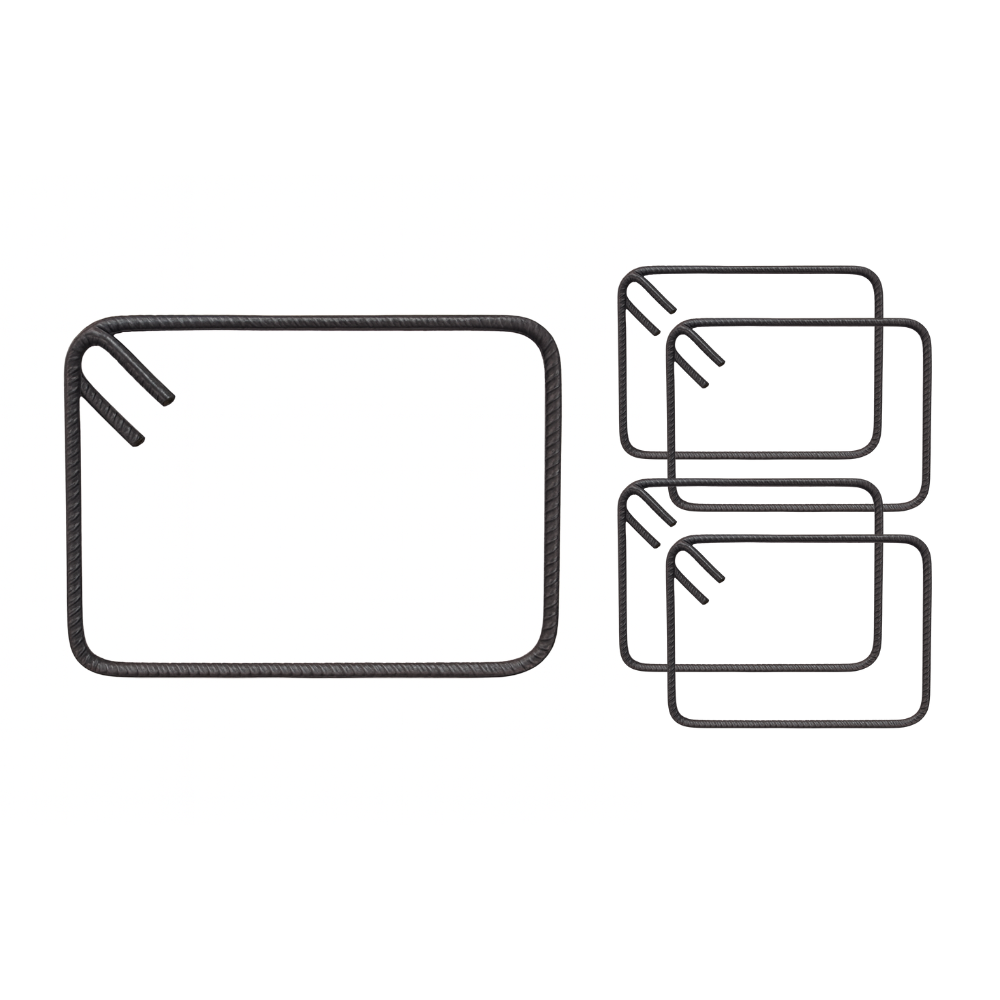 Staffe armatura ferro 20x30 cm strutture cemento disponibili diverse quantità *** pezzi 50, confezione 1