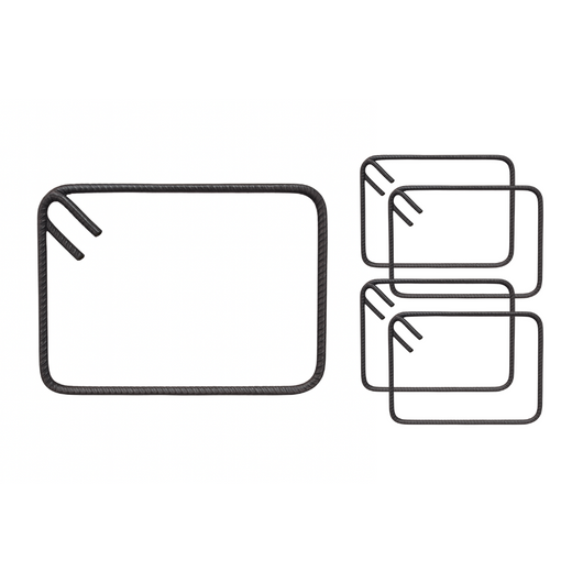 Staffe armatura ferro 20x30 cm strutture cemento disponibili diverse quantità *** pezzi 50, confezione 1