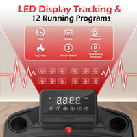 Tapis roulant pieghevole - RATTANTREE - walking pad 12 km/h, facile da piegare, con  APP, Display LED Telecomando per Ufficio Domestico Supporto per Tablet