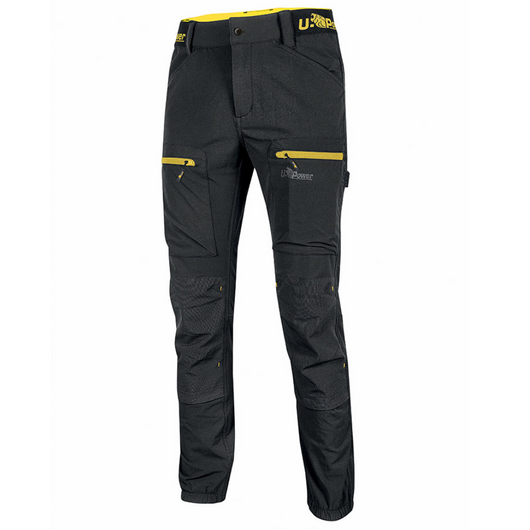 Pantalone multitasche stretch vestibilità jogging horizon black carbon *** misura extralarge - xl, confezione 1