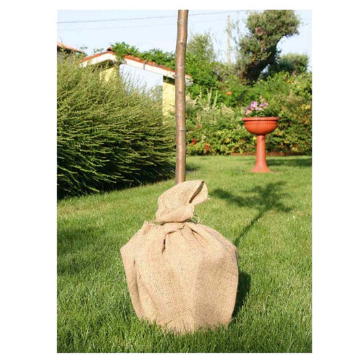 Multipack 6 pz telo in juta naturale per piante acquatiche telo protettivo per piante 1,4 x 1,4 metri