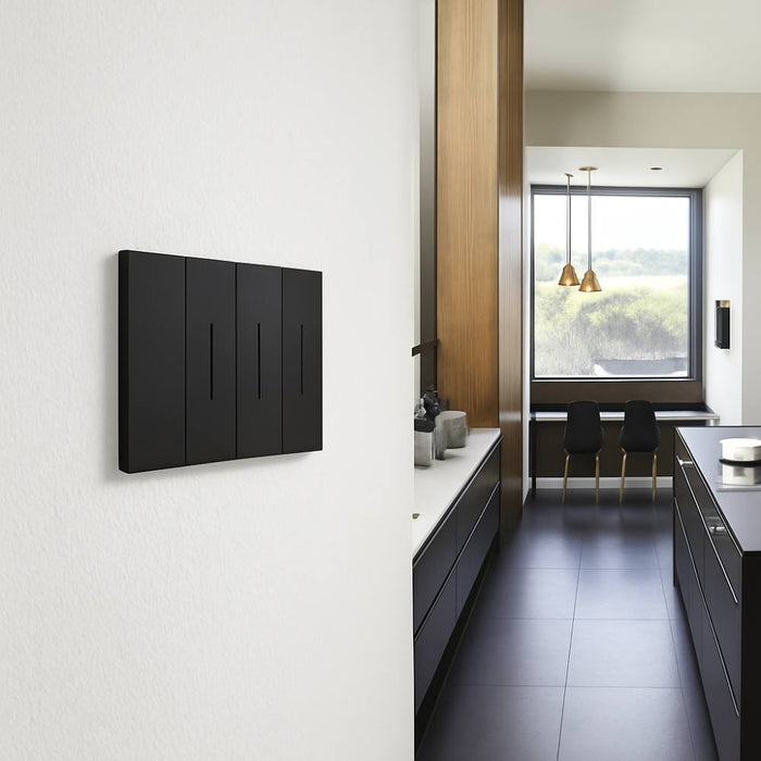 Bticino living now cover copriforo 1 modulo per supporti compatibili *** colore nero, confezione 1