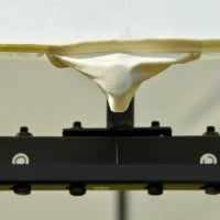 Gazebo da Giardino 3x3m in Metallo con Doppio Tettuccio, Bianco e Crema