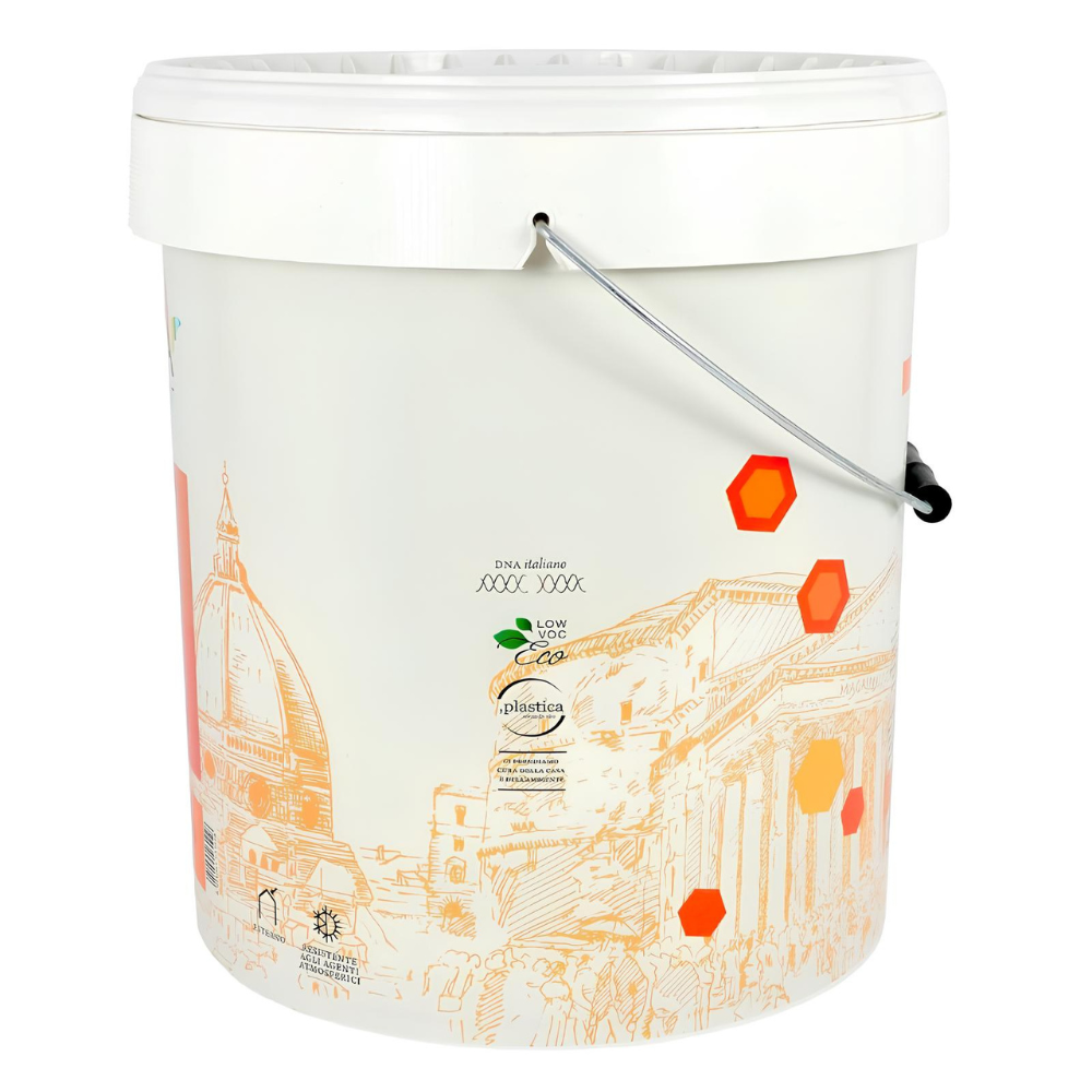 Farina di quarzo acrilica idrorepellente per muri esterni *** formato 4 lt, confezione 1