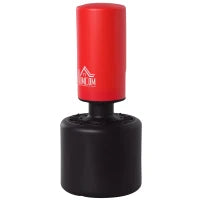 Sacco da Boxe da Terra Pesante con Altezza Regolabile (145-172cm) , Sacco da Boxe Pieno Base da Riempire con Acqua (100kg) Sabbia (120kg)