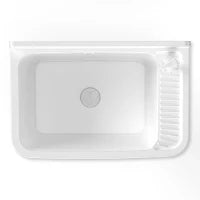 MONGARDI Lavandino pilozzo a muro con dipenser - da esterno 60x40x25