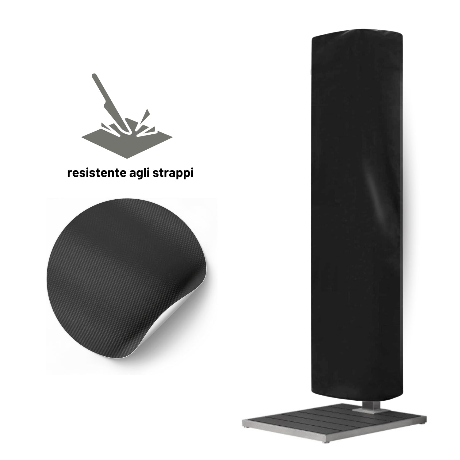 Custodia protettiva doccia esterna impermeabile antivento rivestimento anti uv *** modello faggio, confezione 1