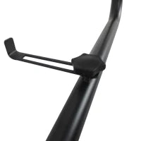 Tavolo da Ringhiera con Ganci ad Altezza Regolabile su 3 Livelli, in Metallo, 60x56.5x45 cm, Nero