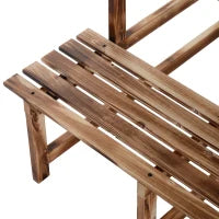 Fioriera Portavasi a 3 Gradini in Legno di Abete in Grado di Supportare Fino a 80kg di Carico per Giardini, Terrazzi, Balconi e Appartamenti 80x80x78cm