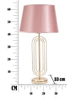Lampada Da Tavolo Krista Cm Ø 33X64