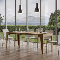 shopinnovativo-  Consolle allungabile 90x42/198 cm Isotta Small Quercia Naturale